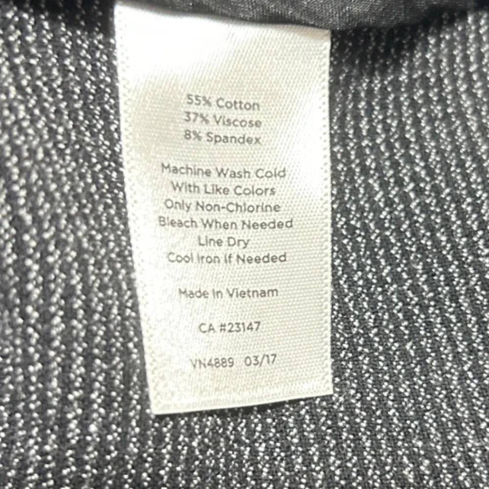 Talbots Women High Waist Slim Pants‎ 12 Micro Check Office Minimalist Tailored